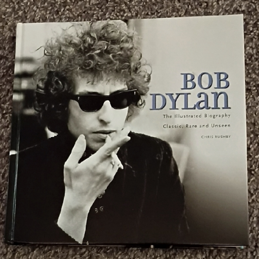 Bob Dylan Illustrated Biography, Clean, Hardcover Book, NWT